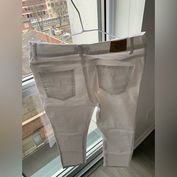 White Straight Jeans - Picture 2 of 3